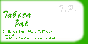 tabita pal business card